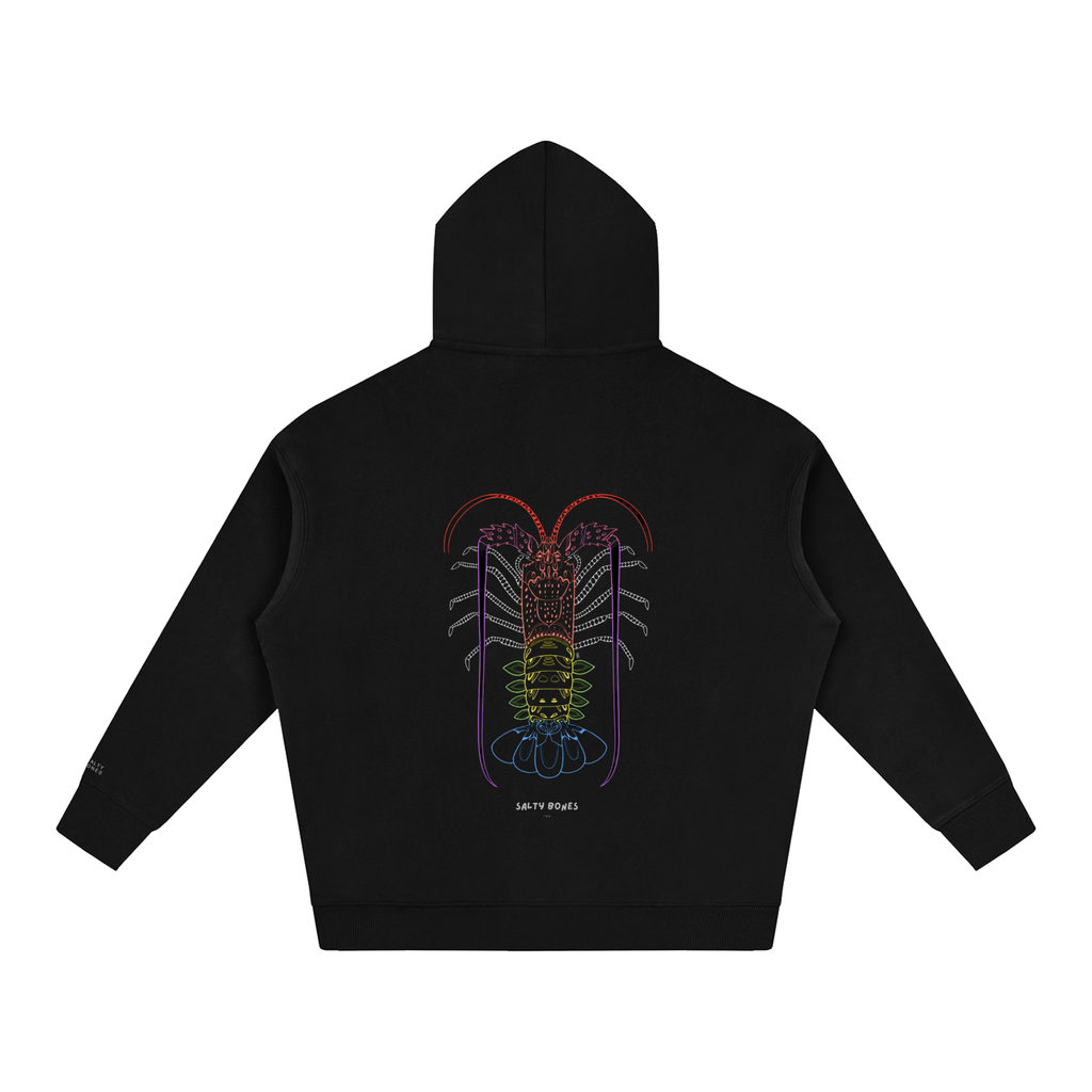 ‘multi’ Oversize fleece Hoodie